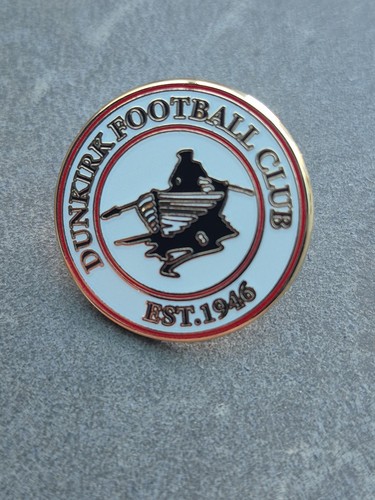 Dunkirk football club enamel - dunkirk,