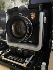 Wista 45 4x5 Large Format Camera 2 x 4x5 Holder 6x9 Back Fujinon W 210 5.6