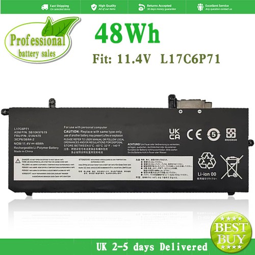 Battery l17c6p71 l17l6p71 for - l17c6p71,