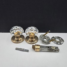 Vintage Cremone Crystal Door