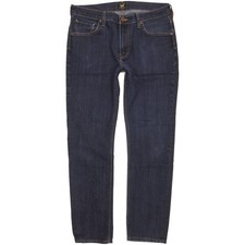 Lee Rider Men Blue Straight