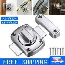 Lock Chrome Bathroom Door