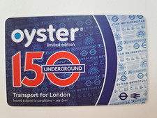 Limited edition 2013 Oyster card - 150 YEARS OF UNDERGROUND - COLLECTIBLE ITEM