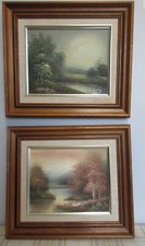 2x Framed Beautiful Landscape