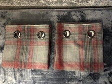 Next Grey RED Cosy Check Woven