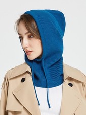 Cashmere Knitted Hooded Hat