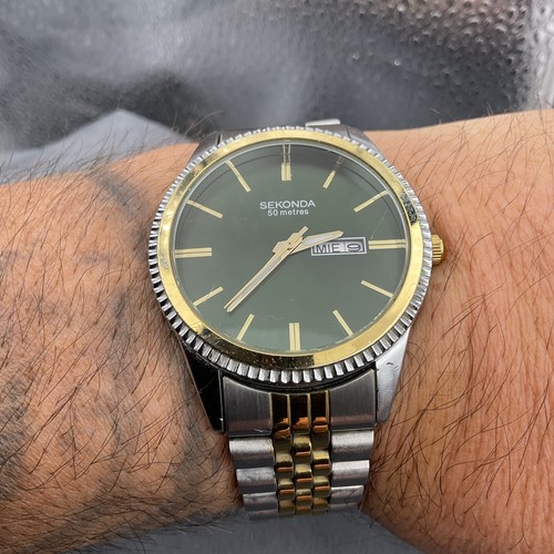 Gents sekonda green - green, day