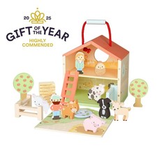 Wooden Farm Play Set with