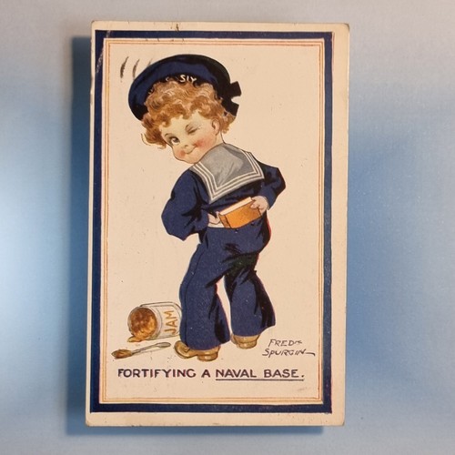 Comic postcard 1917 - comic, fred