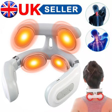 Electric Cervical Neck Pulse Massager Pain Shoulder Relief Body Muscle Relax UK