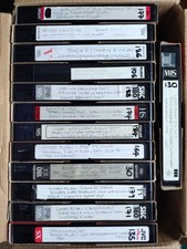 13 x E-180 used blank VHS