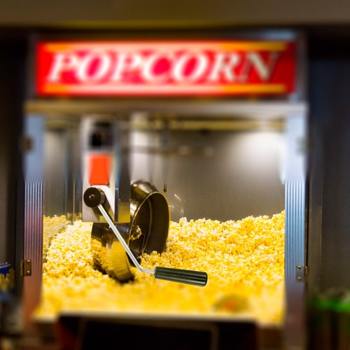 Commercial popcorn machine - popcorn,