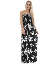 Women Sheering Boob Tube Maxi