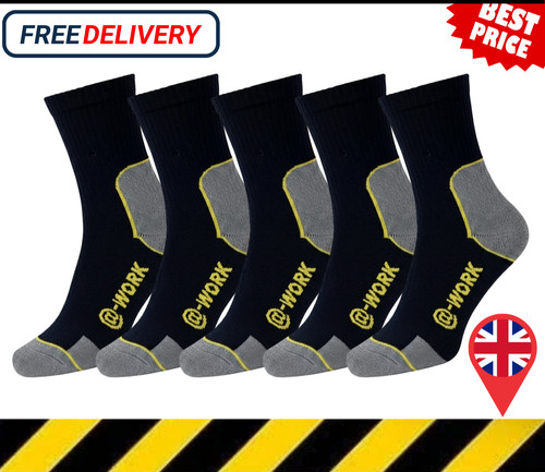 Pairs mens work socks - 6,