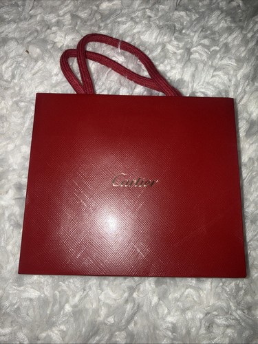 Small cartier gift bag red - cartier,