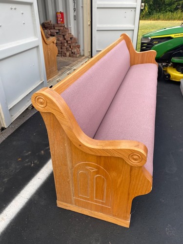 Real wood church pews - church, for