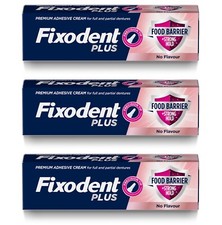3 x FIXODENT PLUS Best Food