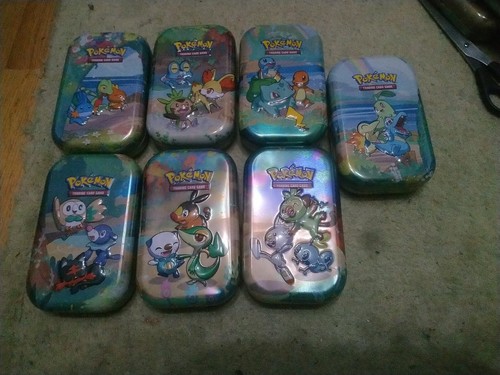 Mini pokemon card tin - pokemon, of
