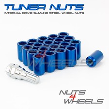 20 x Blue Tuner Wheel Nuts