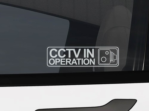 Cctv operation stickers - cctv, in