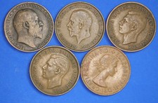 English 1d Pennies, Edward VII