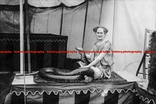 F002500 Circus Woman and Snake