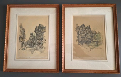 Two framed prints marjorie - prints,