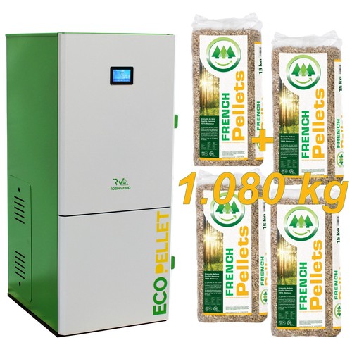 Automatic pellet boiler - boiler, /