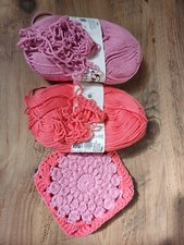 Emu Cotton DK Yarn balls x2