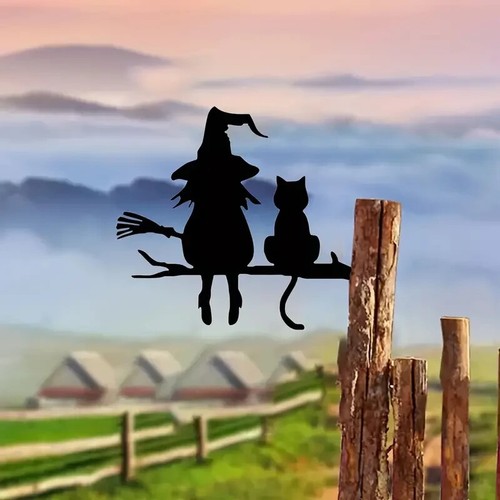 Black halloween witch and - black,