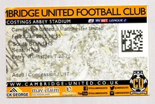 Cambridge United v Manchester