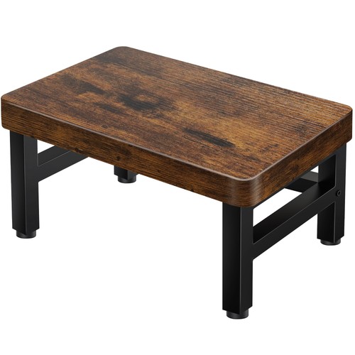 Wooden step stool l - wooden, x