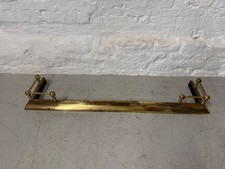 Antique Extendable Brass Fire Fender – Adjustable 124–167cm – Victorian Style