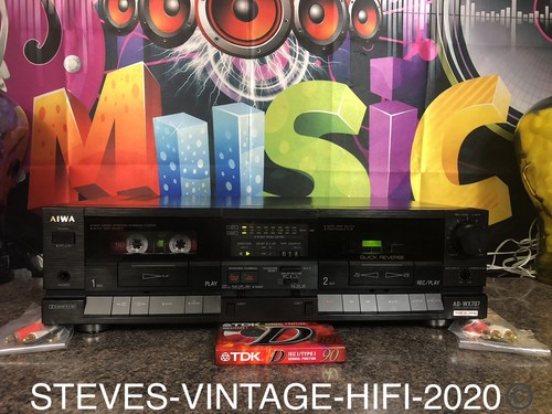 Aiwa wx707 twin - aiwa, ad-wx707