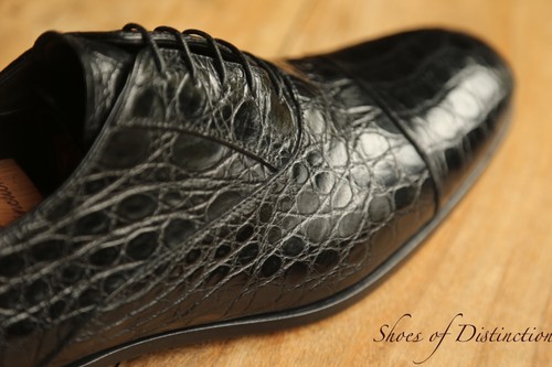 Prada black crocodile leather - crocodile,
