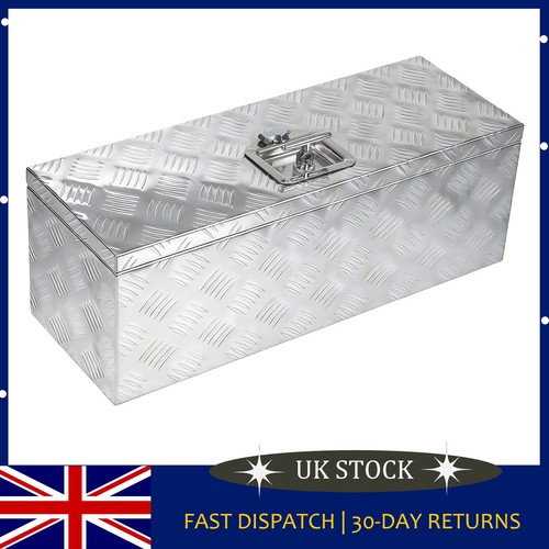 Aluminium lockable tool chest - aluminium,