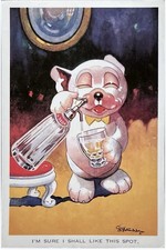 Bonzo comic postcard - g, e
