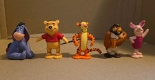 Disney Winnie the Pooh set of 5 figures - Pooh, Eeyore, Piglet, Tigger Owl