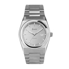 Accurist Origin Silver Watch 100m BRAND NEW RRP £169.00 Model 70008