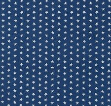 Seastar Navy Blue Star Fish Cotton Matt PVC WIPE CLEAN Tablecloth Oilcloth