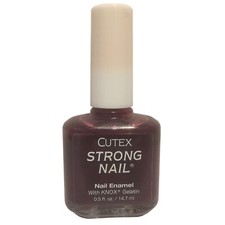 Cutex Strong Nail Polish Eggplant Knox Gelatin