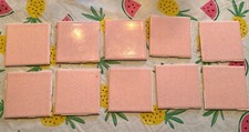 Reclaimed Aztec USA Light Pink/Grey Speckle Ceramic Tile  10 Pieces 4  3/8”