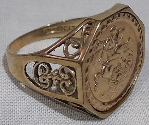 Vintage 9ct yellow gold st - 9ct,