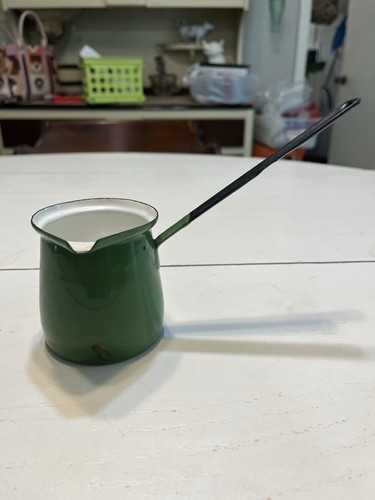 Turkish coffee pot green - turkish,