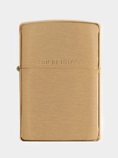 Zippo Lighter - Brushed Solid