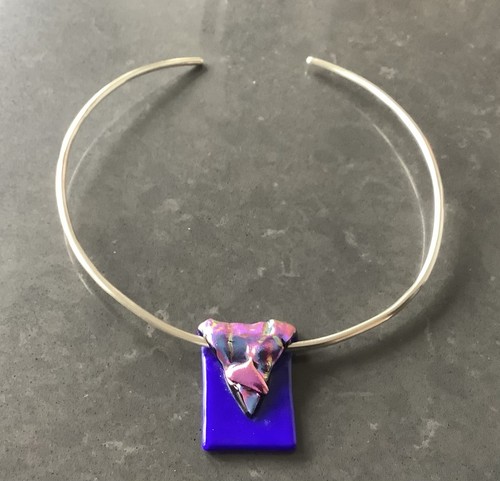 Vintage silver torque - silver, necklace