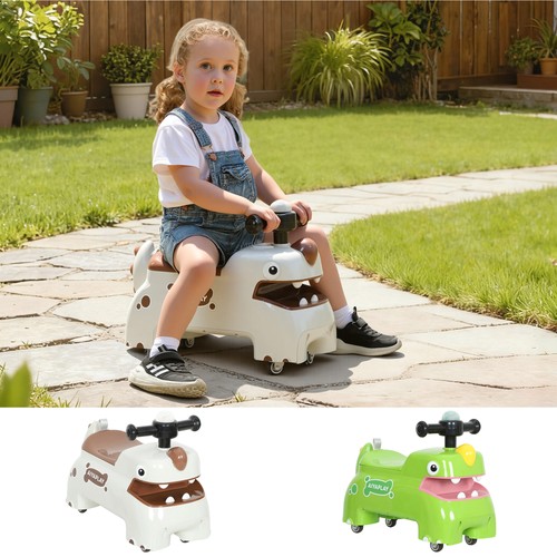 Kids ride car dinosaur - on,