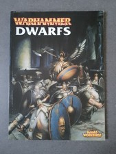 Warhammer Armies Dwarfs Fantasy Games Workshop softback Army book 2000 6th VGC