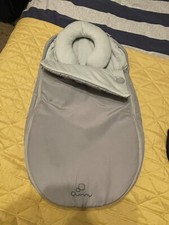 Quinny Moodd original cosytoes cacoon new born cosytoes Grey with Head Hugger