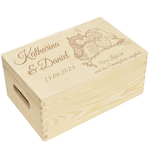 Chiccie wooden wedding box - chiccie,